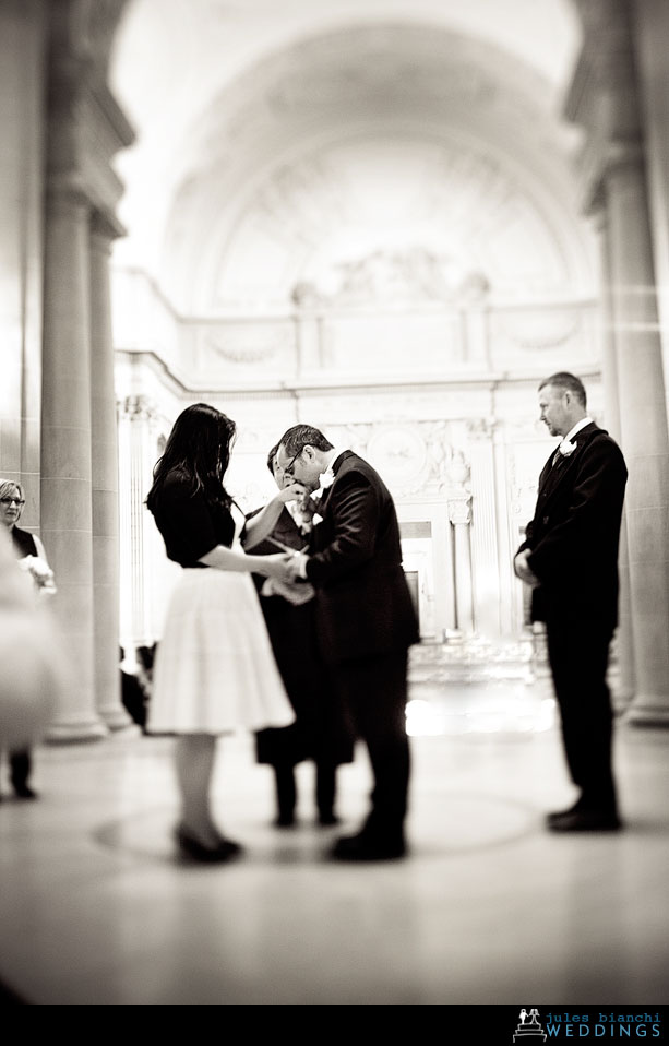 beautiful wedding at City Hall in San Francisco