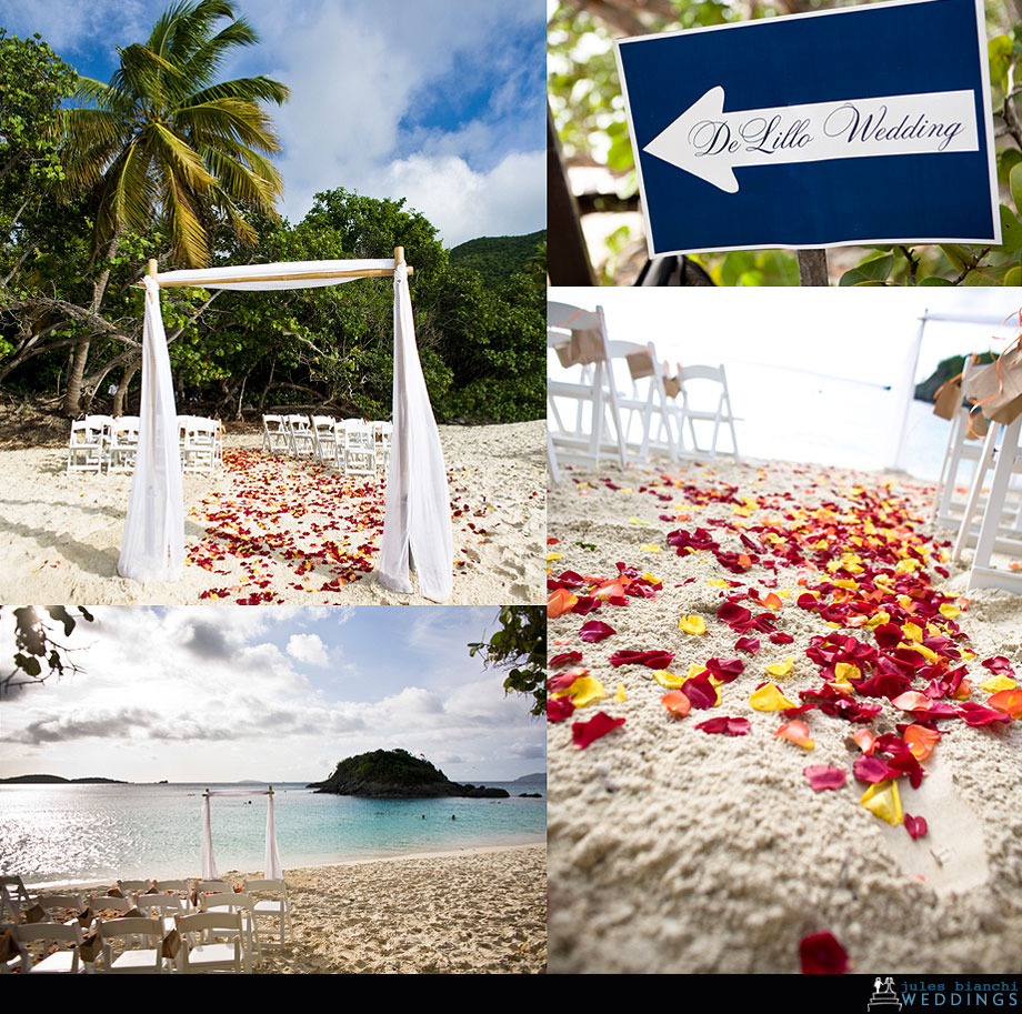 st john trunk bay wedding