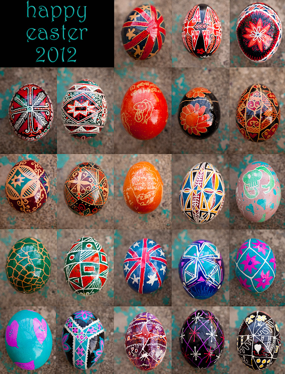 pysanky Ukrainian easter eggs