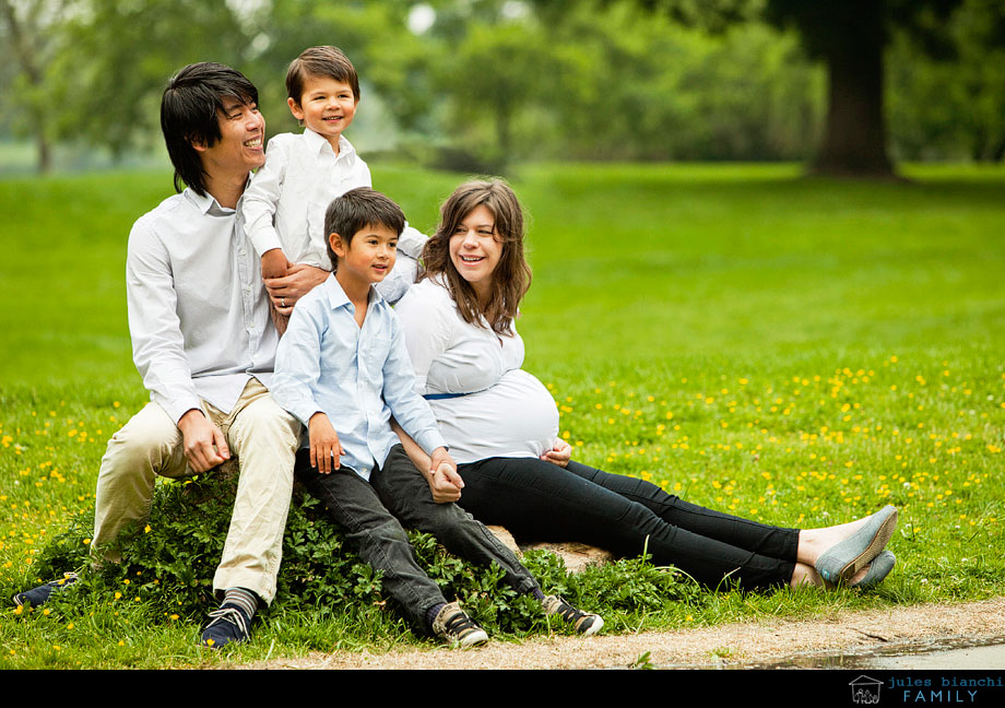 family portraits at lake temescal oakland