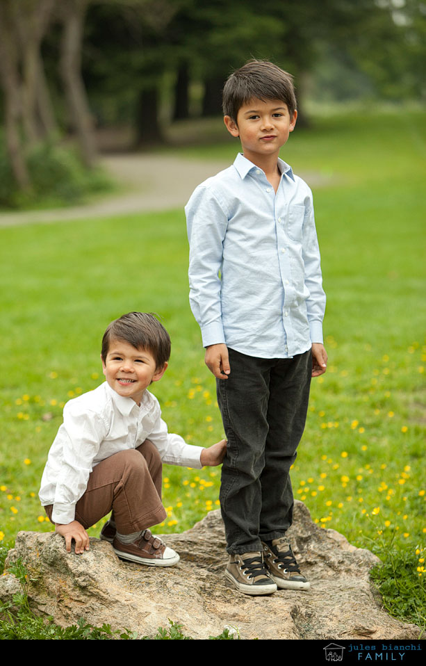 family portraits at lake temescal oakland