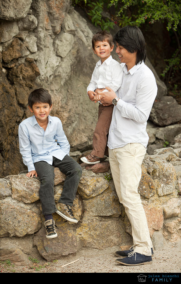 family portraits at lake temescal oakland