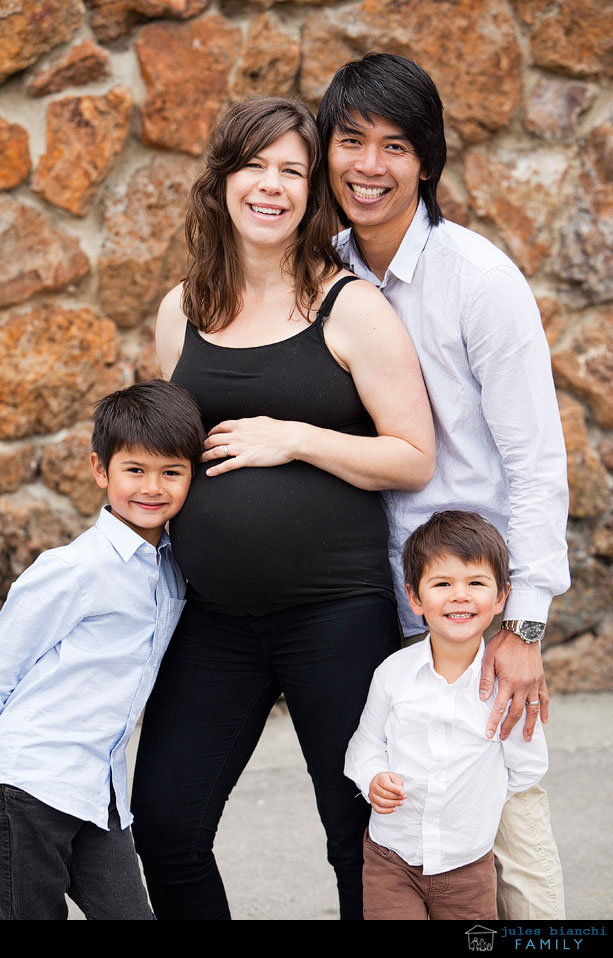 family portraits at lake temescal oakland