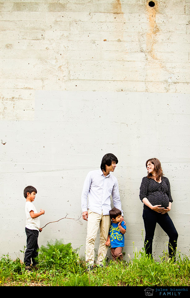 family portraits at lake temescal oakland