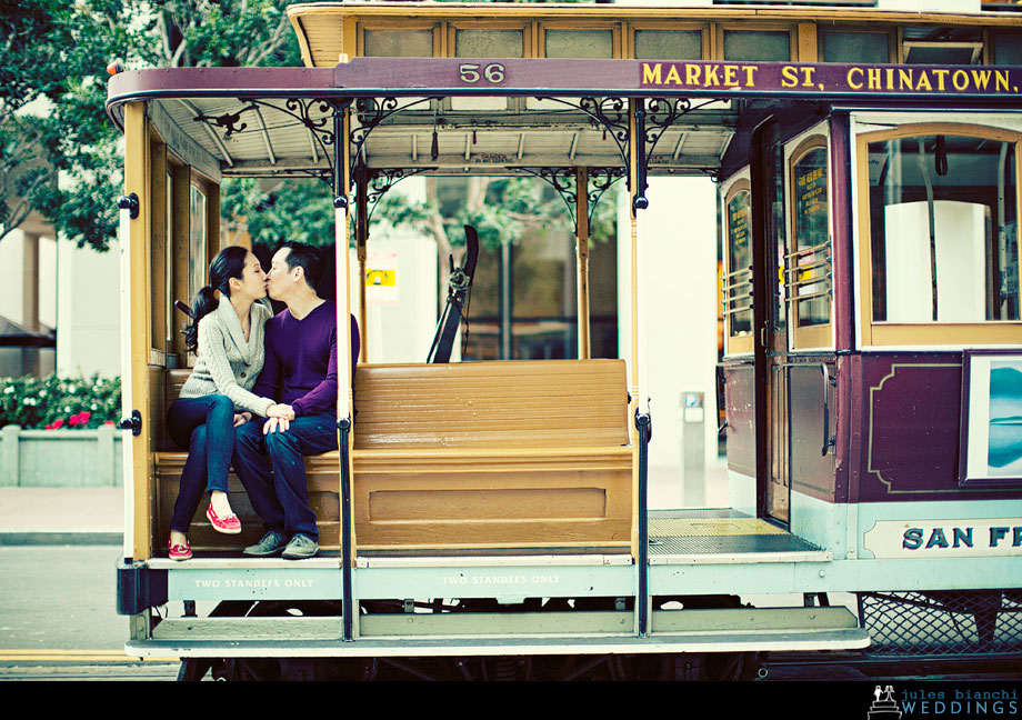 beautiful engagement portrait san francisco