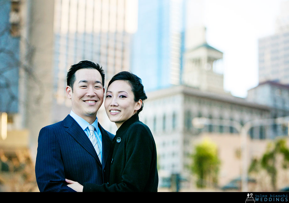 beautiful engagement portrait san francisco