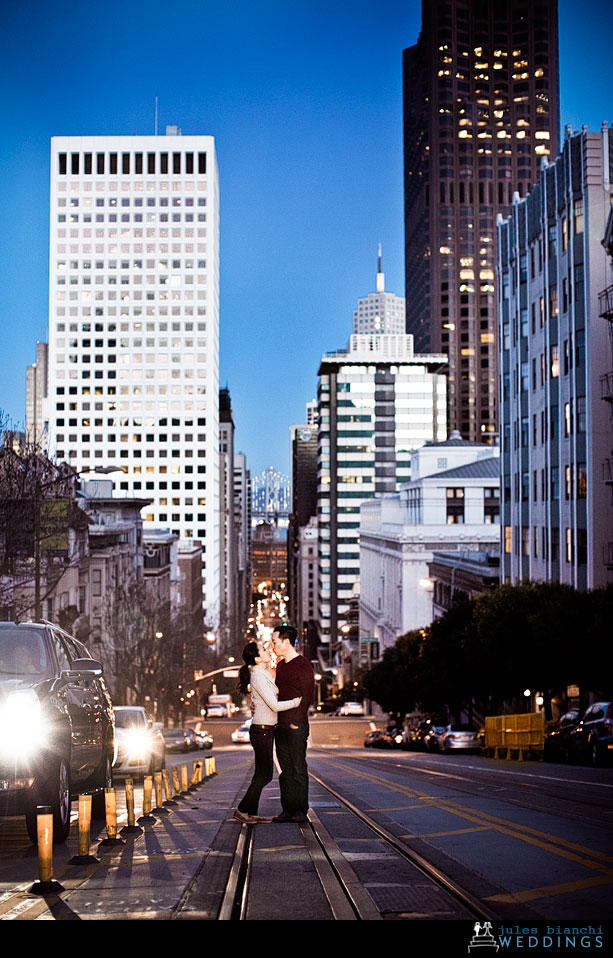 beautiful engagement portrait san francisco