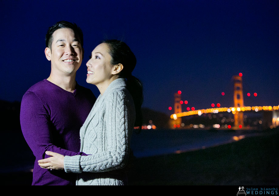 beautiful engagement portrait san francisco