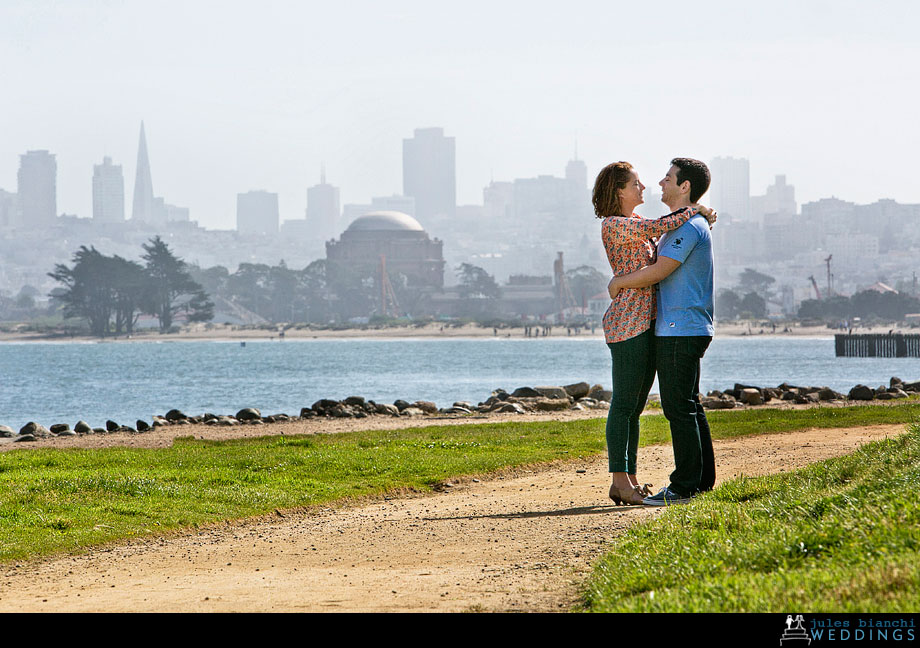 crissy field seward slides engagement shoot