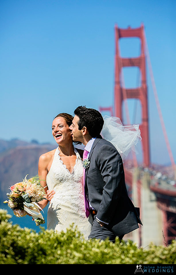 wedding at the Golden Gate Club in San Francisco