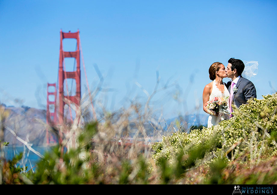 wedding at the Golden Gate Club in San Francisco
