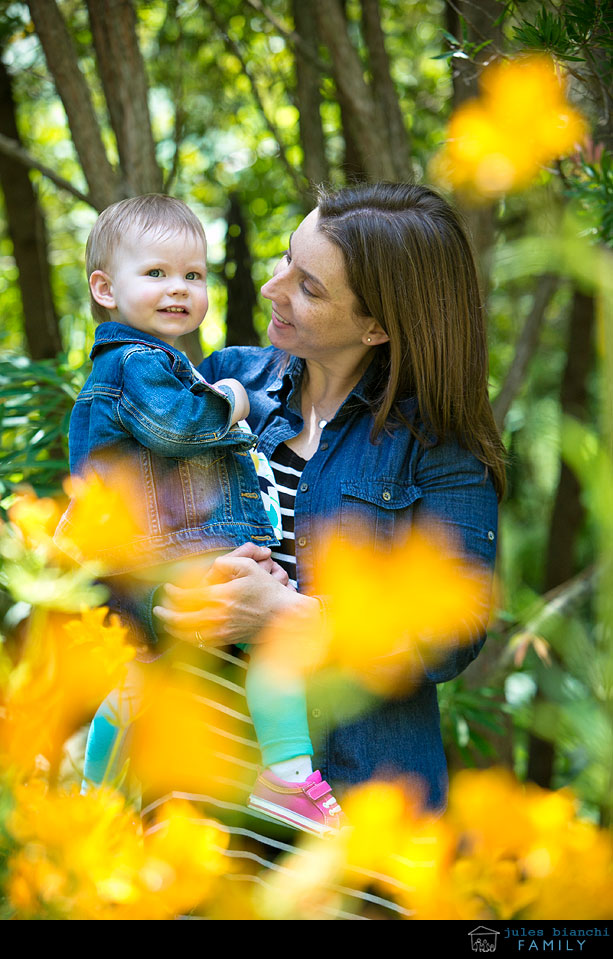 san francisco botanical garden family portrait